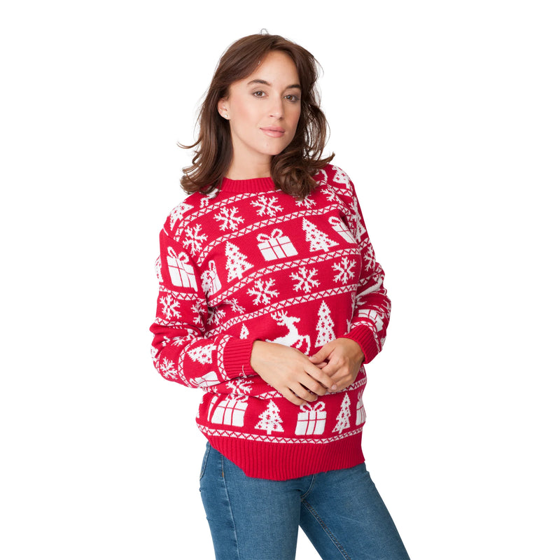 Fairisle Presents Red (women)