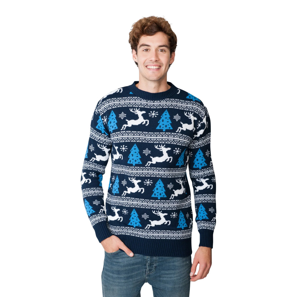Funky Fairisle Blue(men)