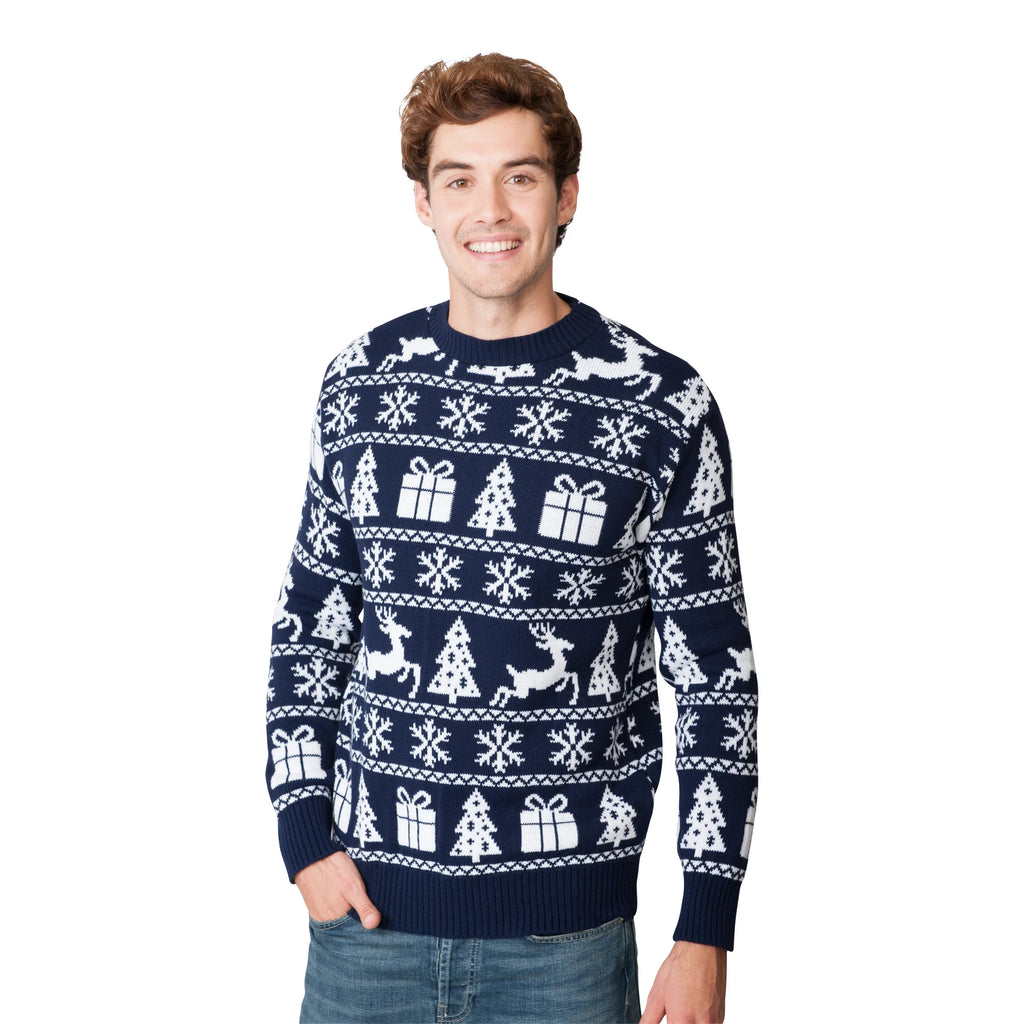 Fairisle Presents Navy(men)