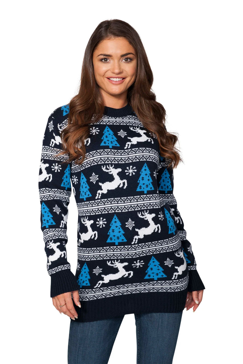 Funky Fairisle Blue (women)