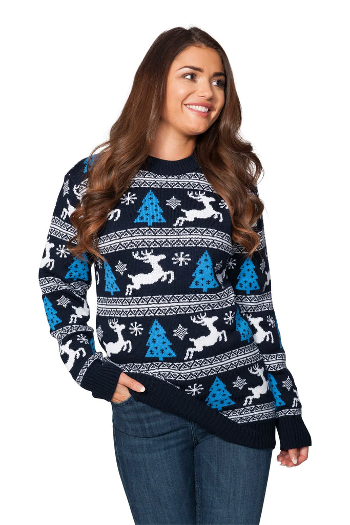 Funky Fairisle Blue (women)