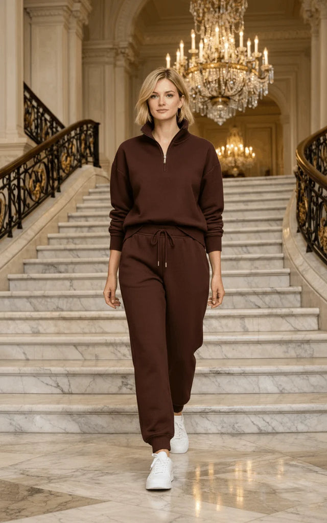 Quarter Zipper Tracksuit