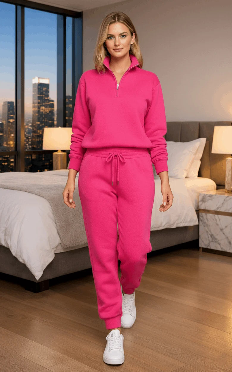 Quarter Zipper Tracksuit