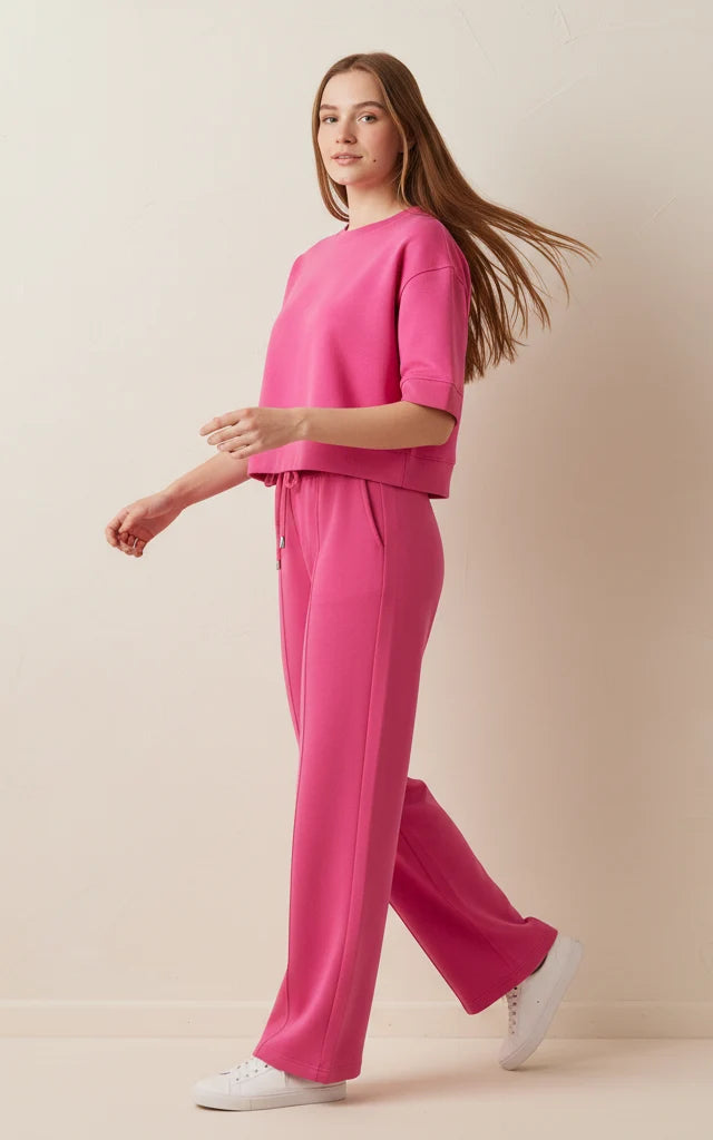 Crop Sweatshirt & Flapper Trouser Tracksuit