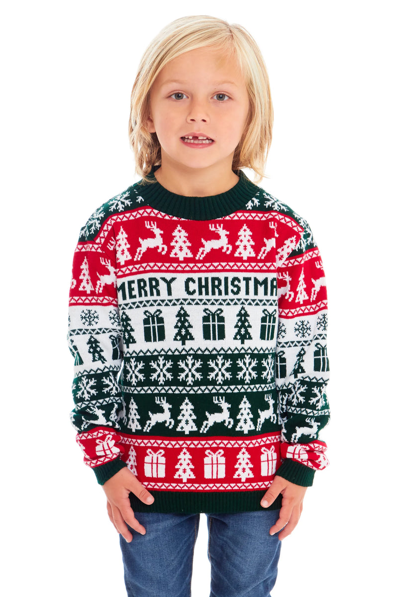 Kids Merry Xmas Fairisle