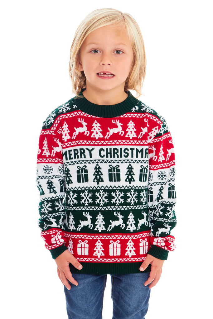 Kids Merry Xmas Fairisle