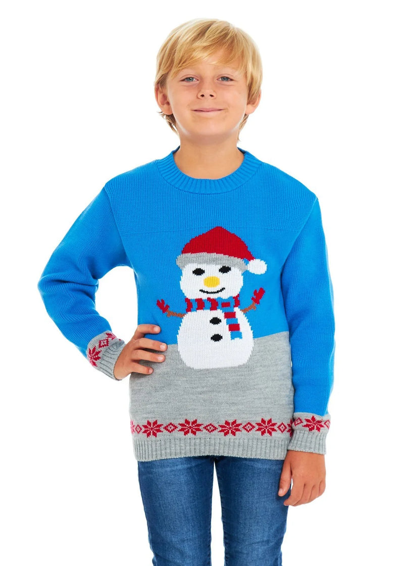 Snowman Blue Kids