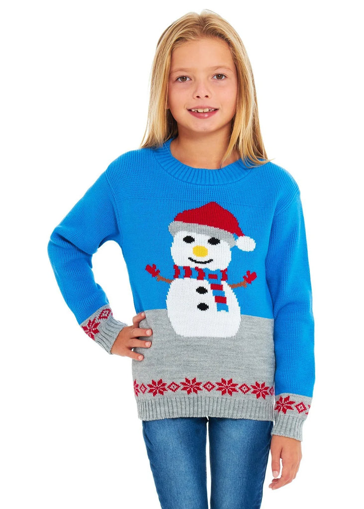 Snowman Blue Kids