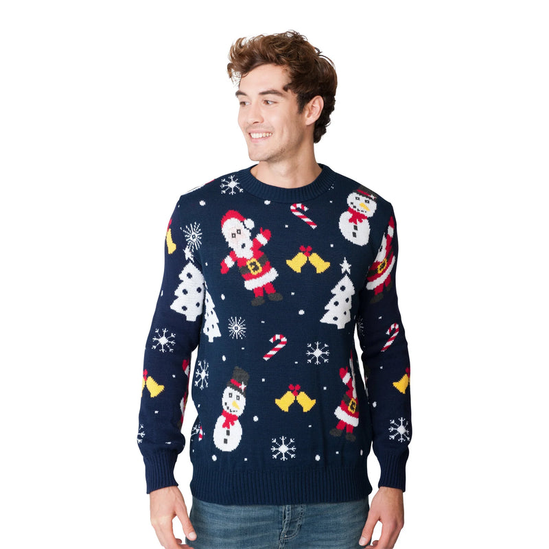 Santa Jingle Navy (men)